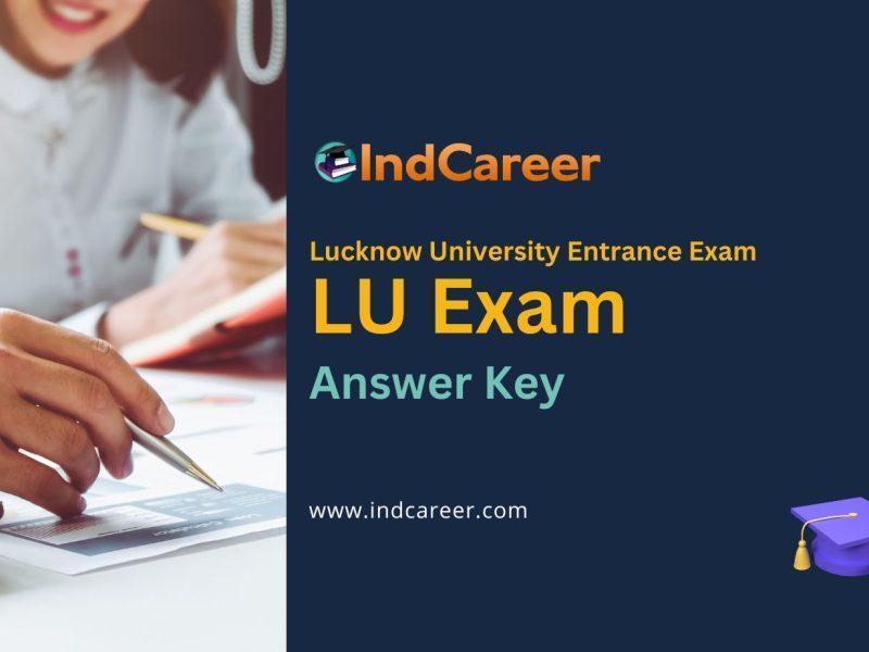 Lucknow University Entrance Exam Answer Key