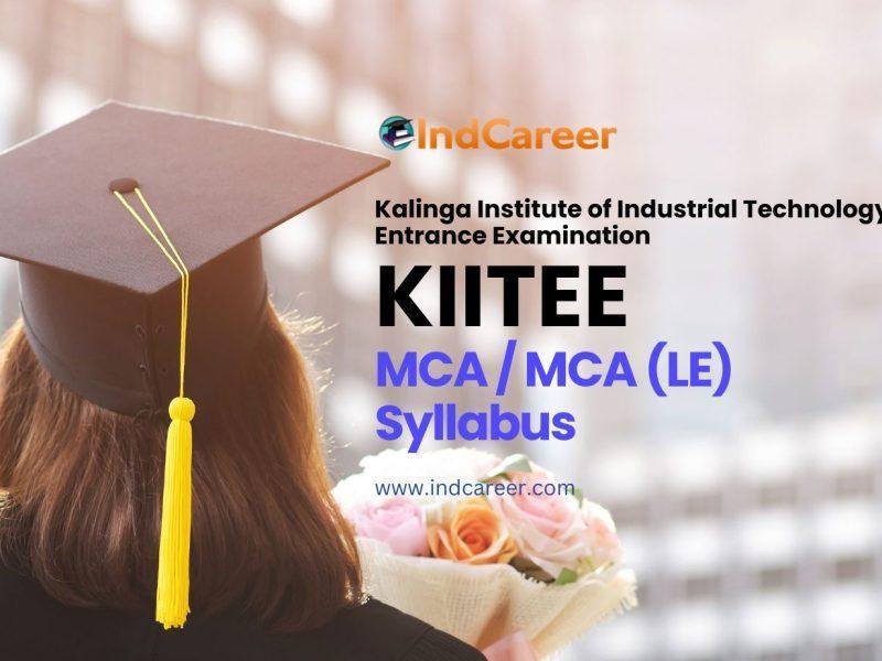 KIITEE MCA / MCA (LE) Syllabus