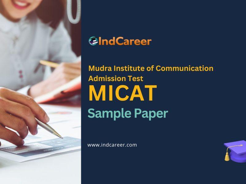 MICAT Sample Paper