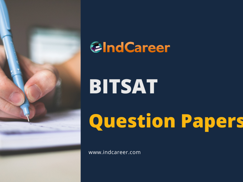 BITSAT Previous Year Question Papers