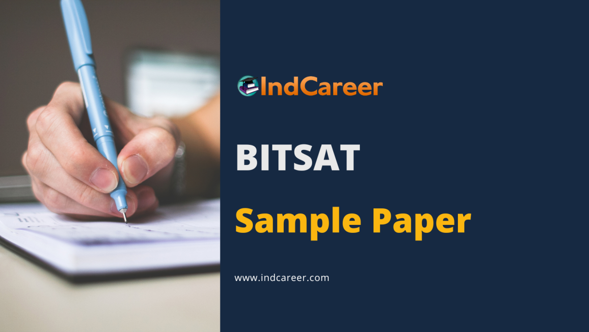 BITSAT Sample Paper
