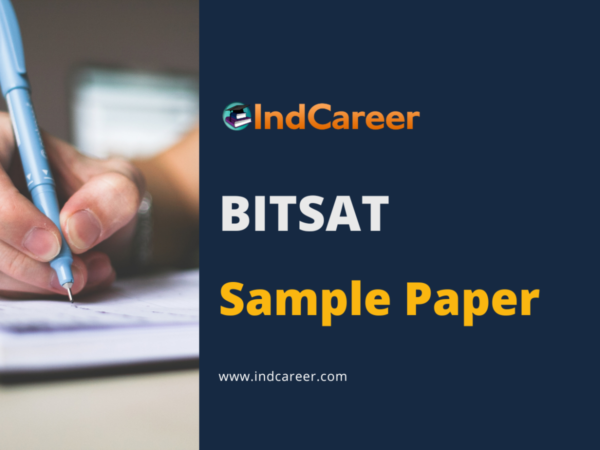 BITSAT Sample Paper