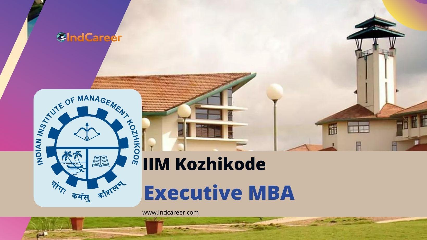 IIM Kozhikode Executive PG Program Admission