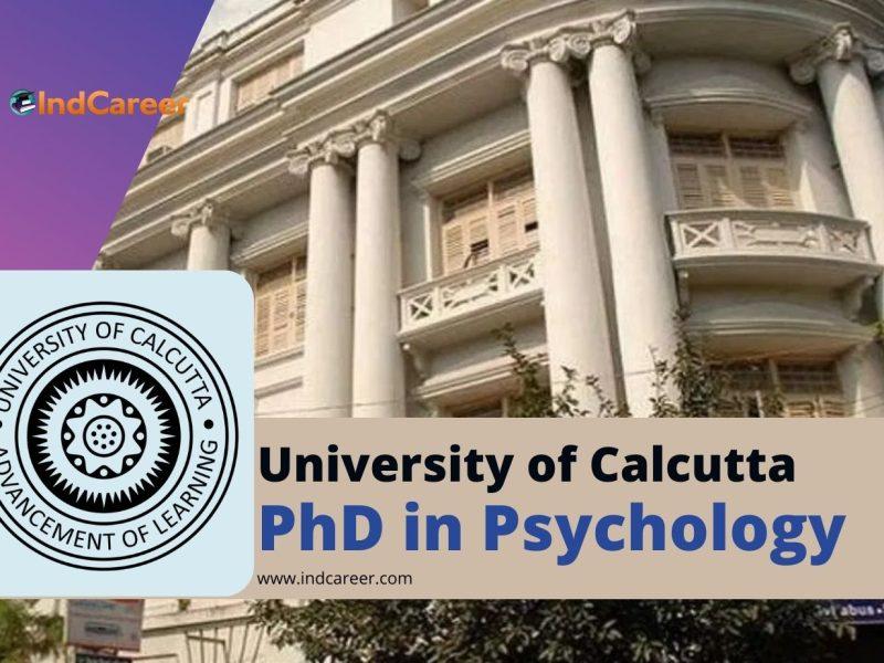 University of Calcutta PhD Admission in Psychology