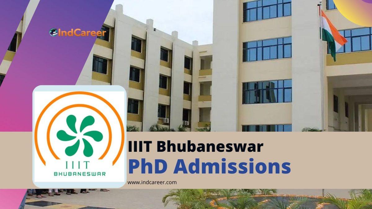 IIIT Bhubaneswar PhD Admission