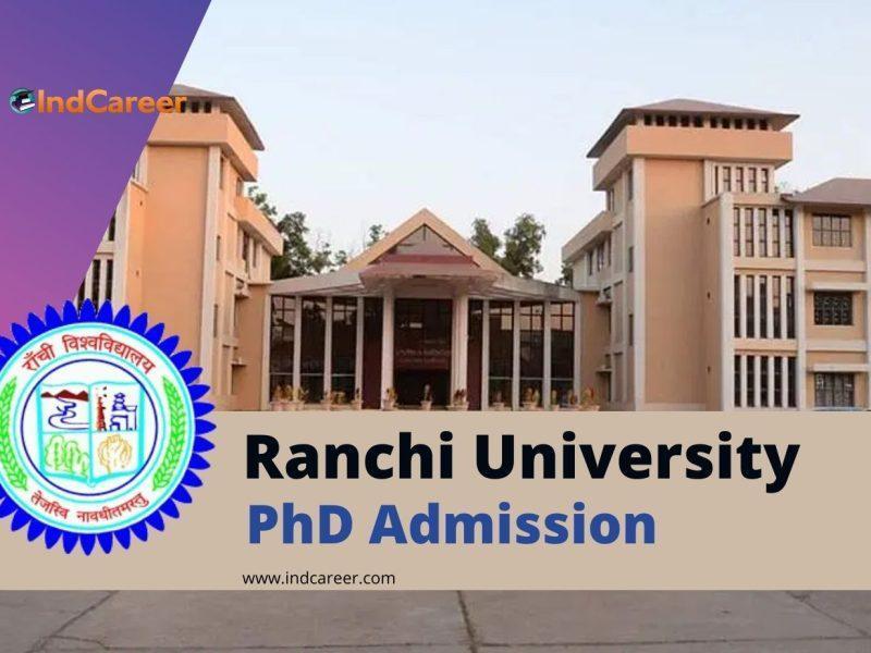 Ranchi University PhD Admission