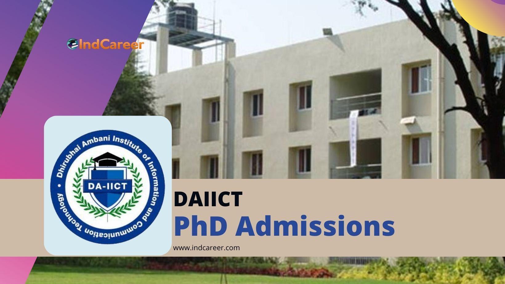 DAIICT PhD Admission