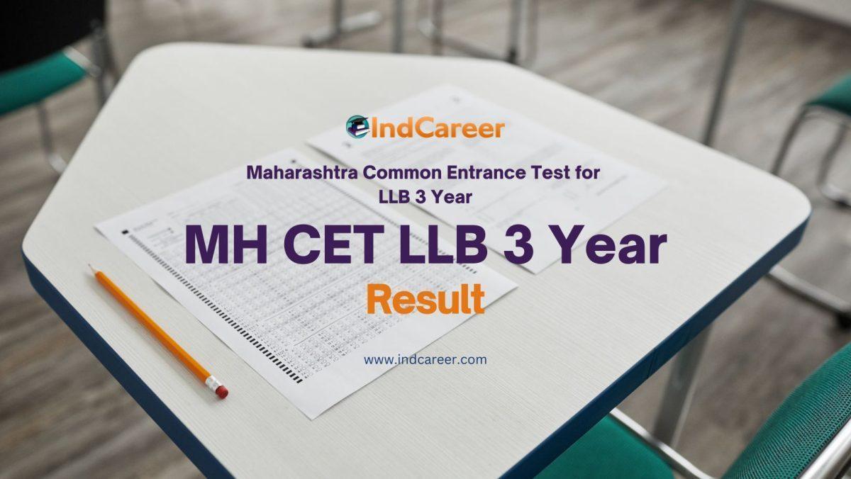 MH CET LLB 3 Year Result 2024 IndCareer