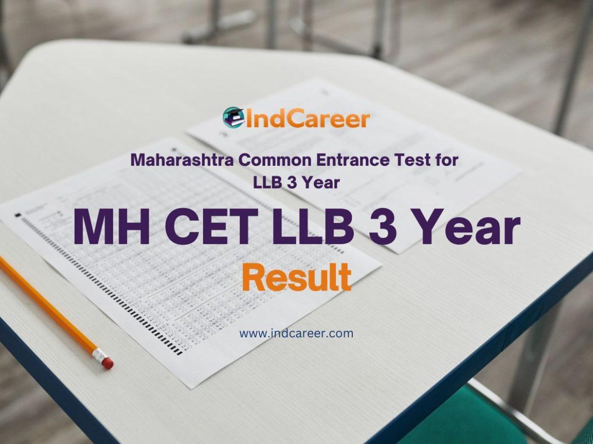 MH CET LLB 3 Year Result