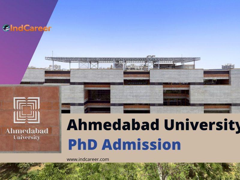 Ahmedabad University PhD Admission