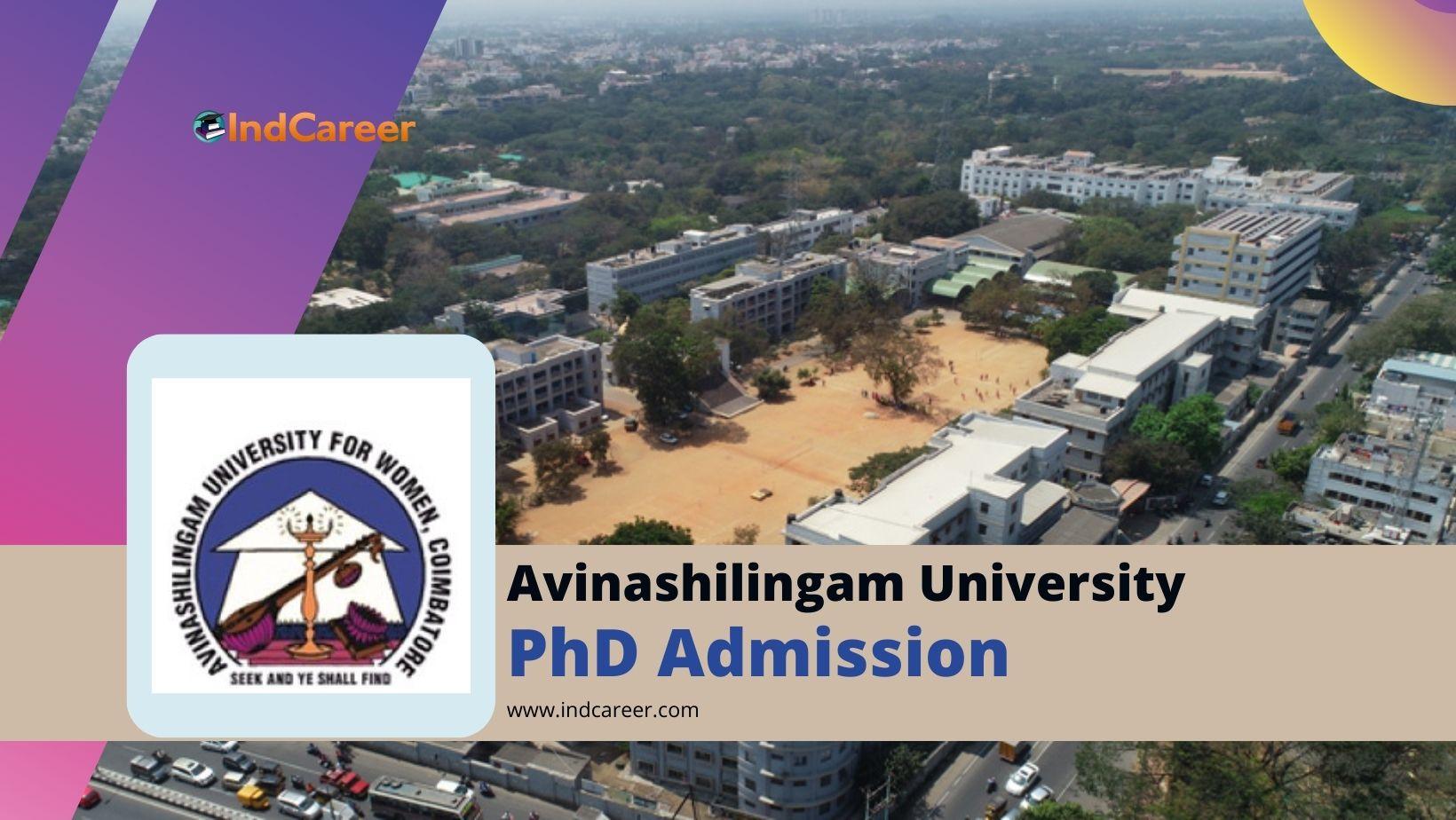 Avinashilingam University PhD Admission