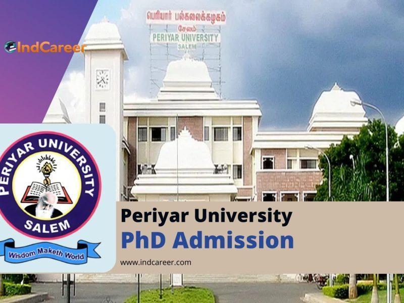 Periyar University PhD Admission