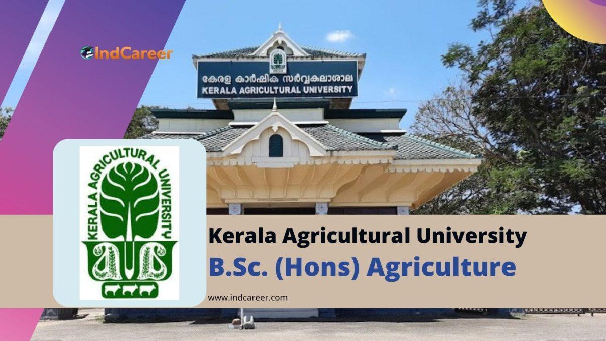 Kerala Agricultural University B.Sc. (Hons) Agriculture Admission