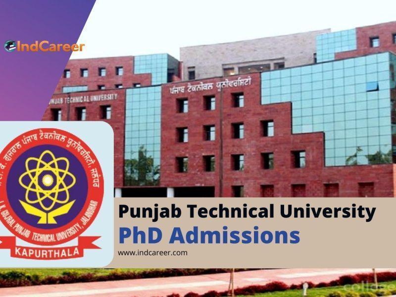 I K Gujral Punjab Technical University (IKGPTU) PhD Admission