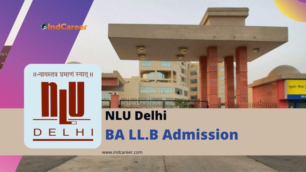 NLU Delhi BA LL.B Hons Admission