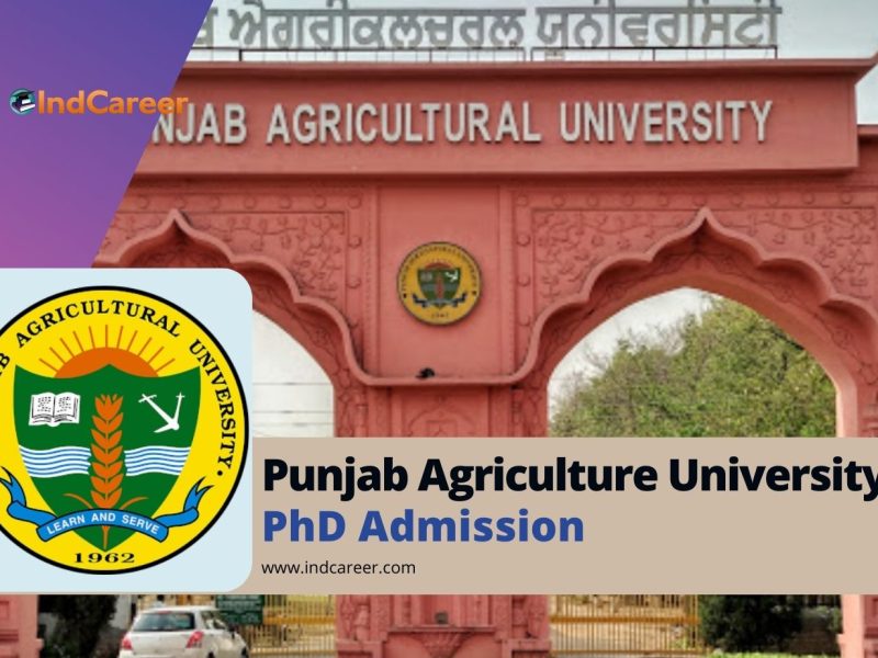 Punjab Agriculture University PhD Admission