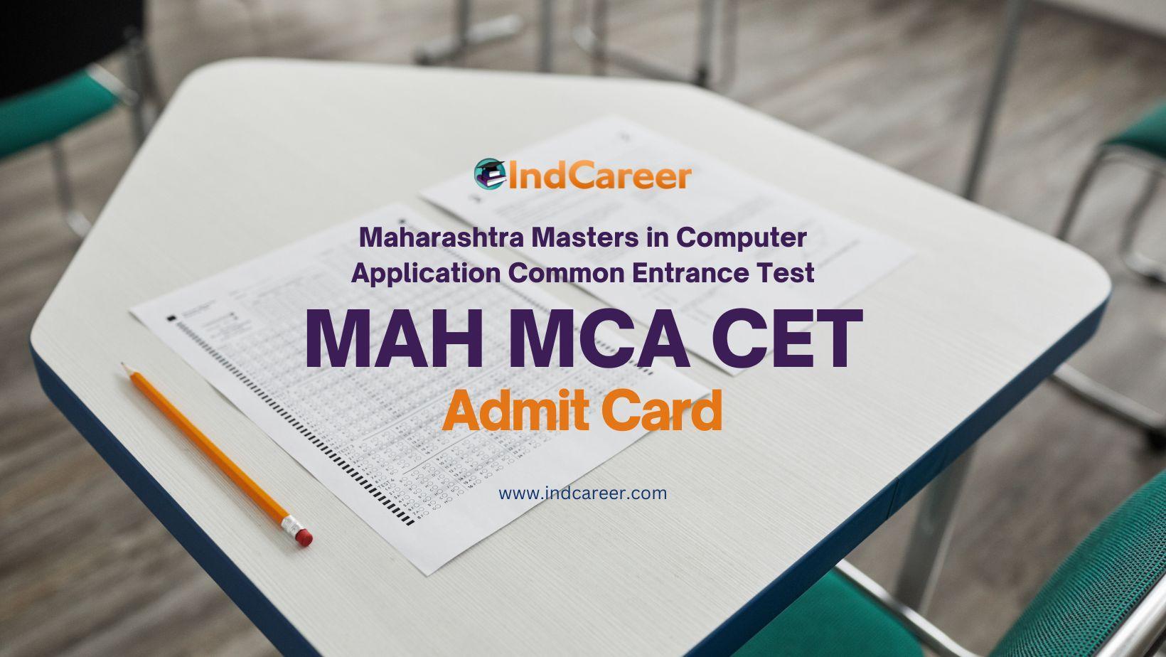 MAH MCA CET Admit Card