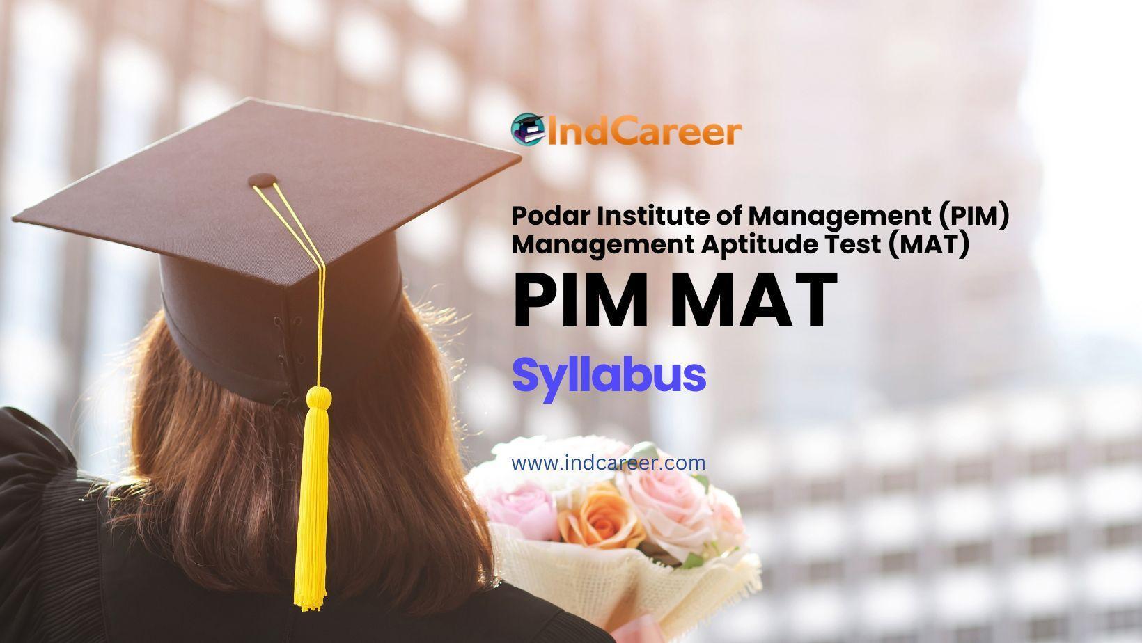PIM MAT Syllabus