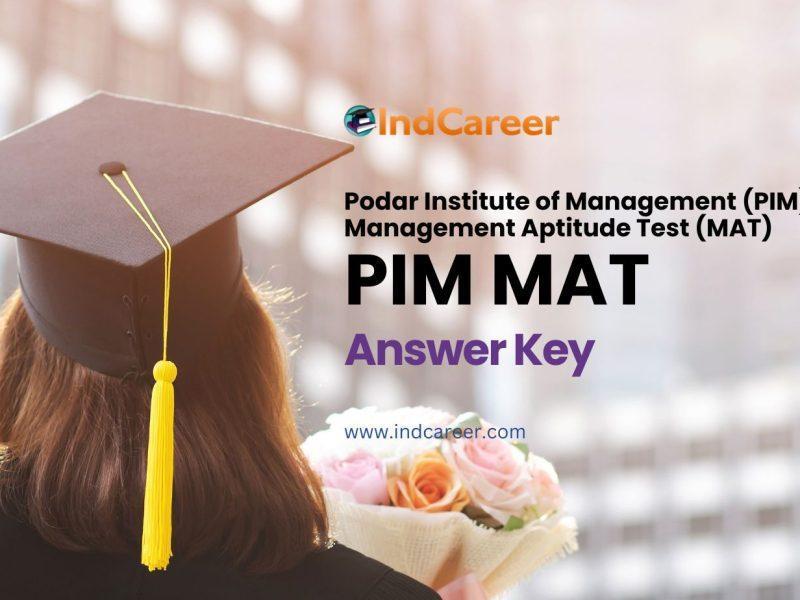 PIM MAT Answer Key