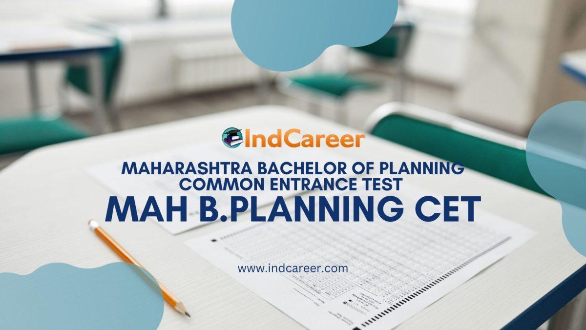 MAH B.Planning CET