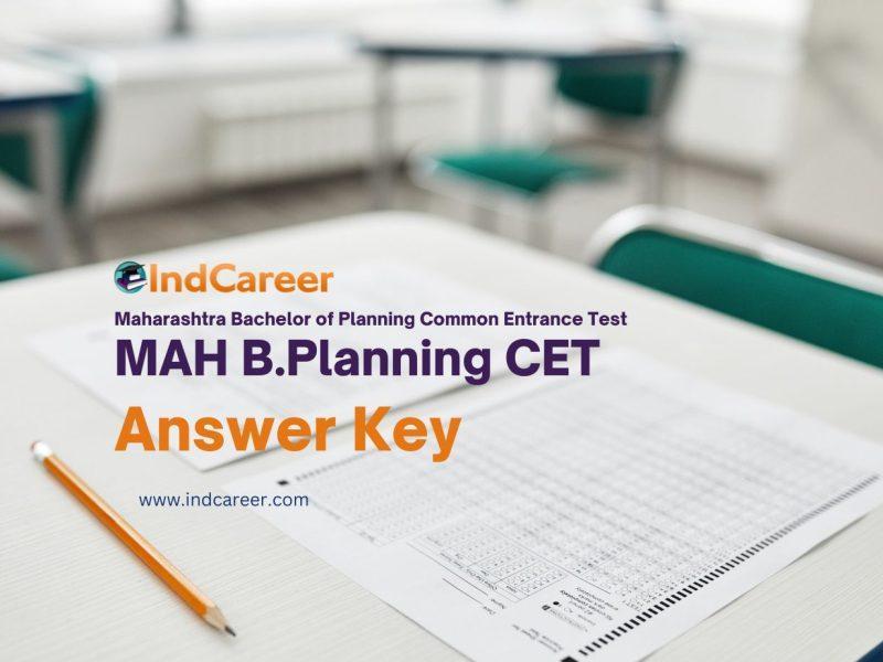 MAH B.Planning CET Answer Key