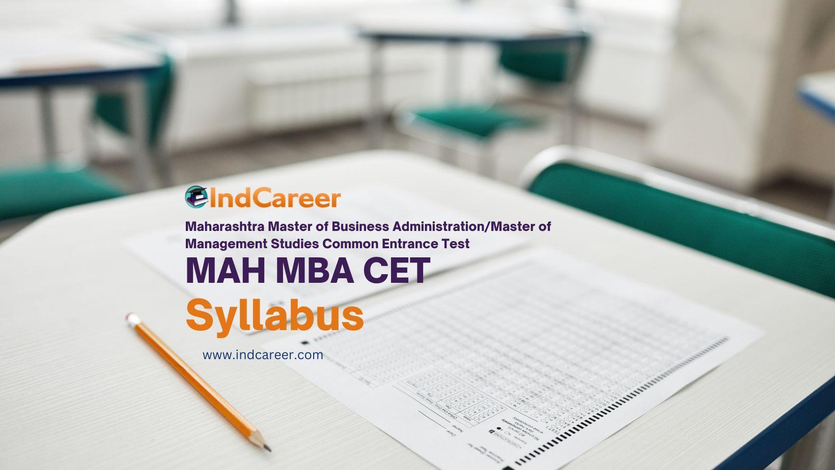 MAH MBA CET Syllabus