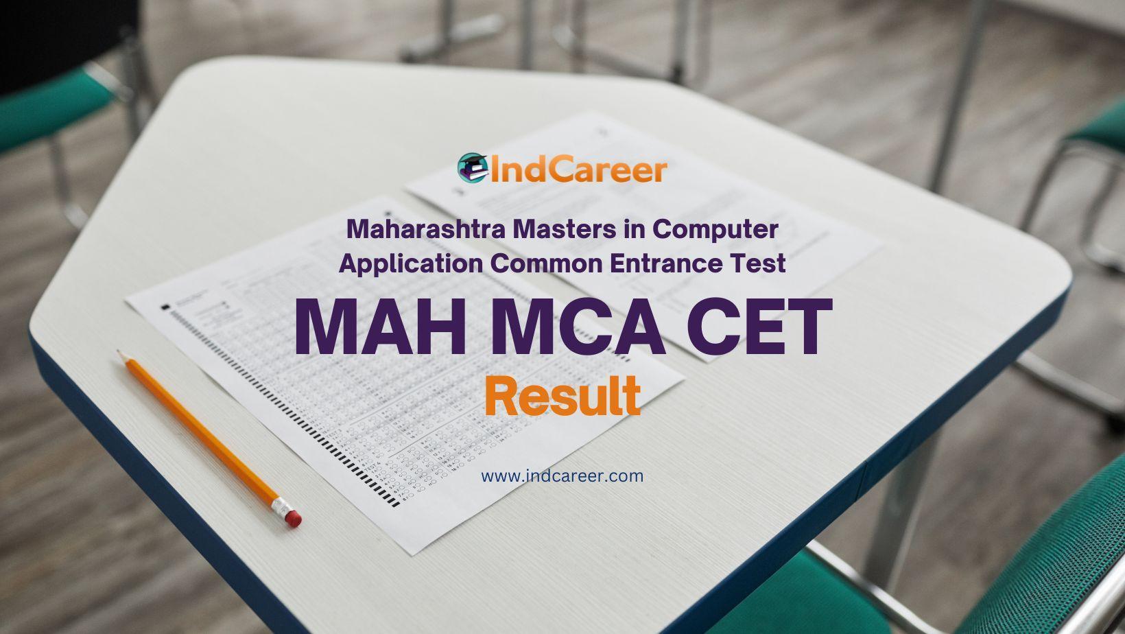 MAH MCA CET Result