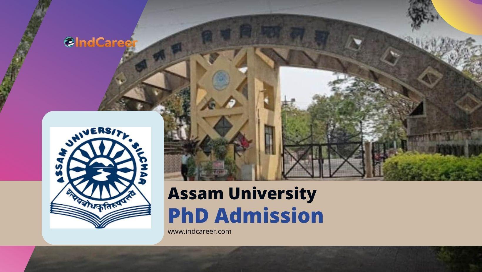 Assam University PhD Admission