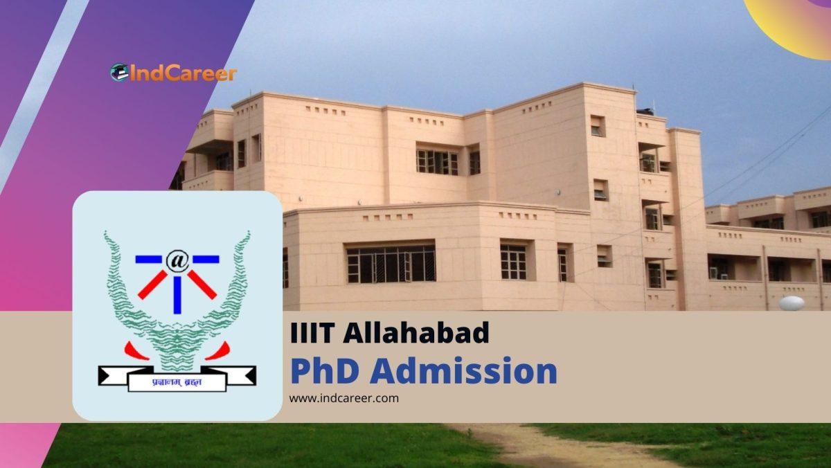 IIIT Allahabad PhD Admission