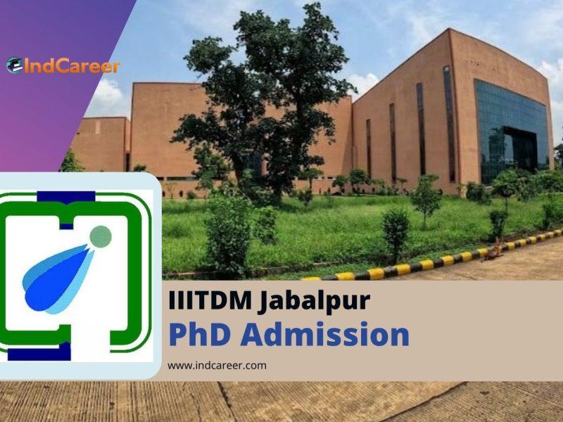 IIITDM Jabalpur PhD Admission