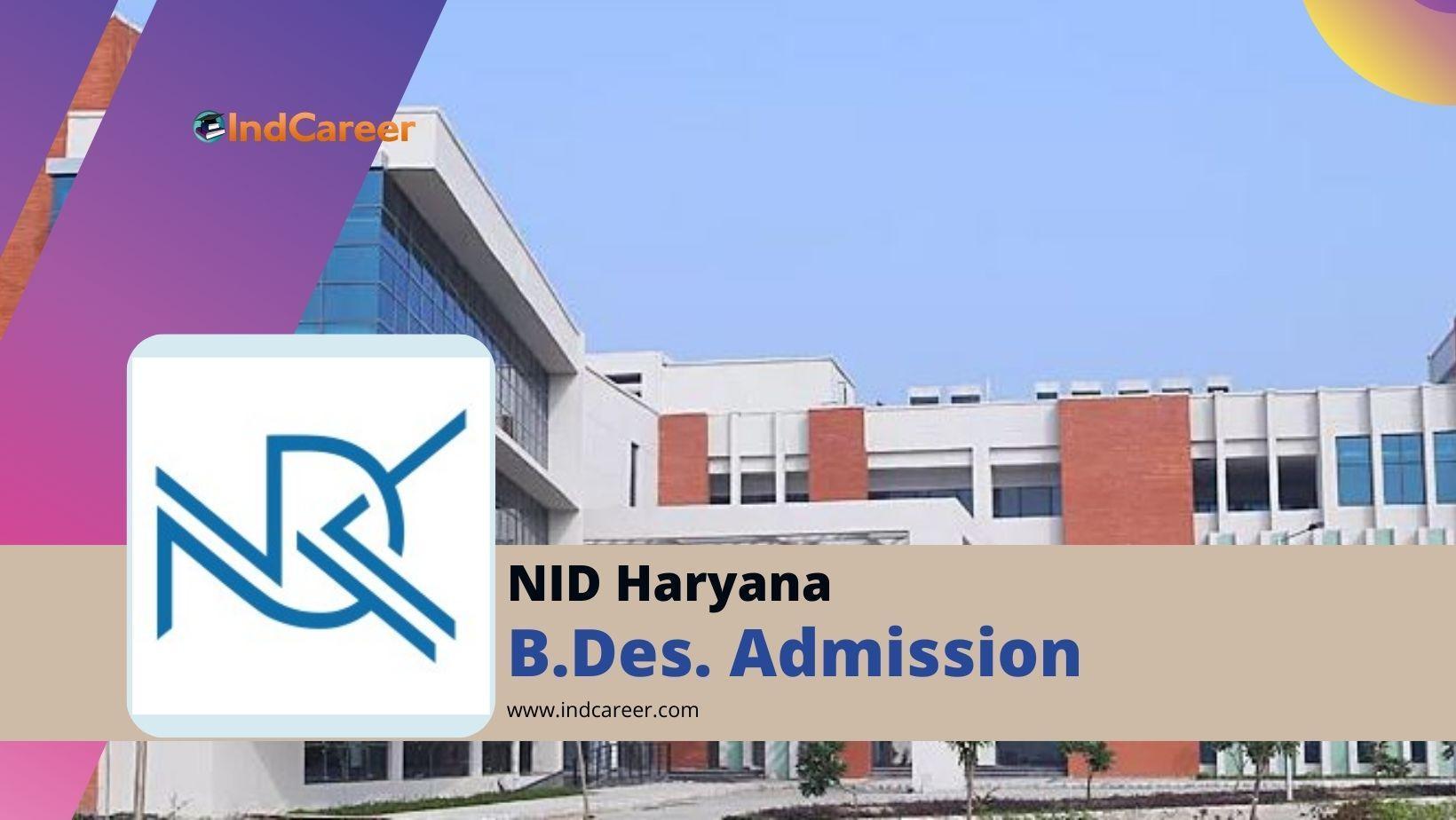 NID Haryana B.Des. Admission