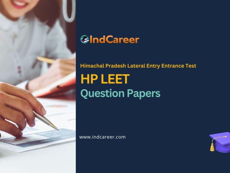 HP LEET Previous Year Question Papers