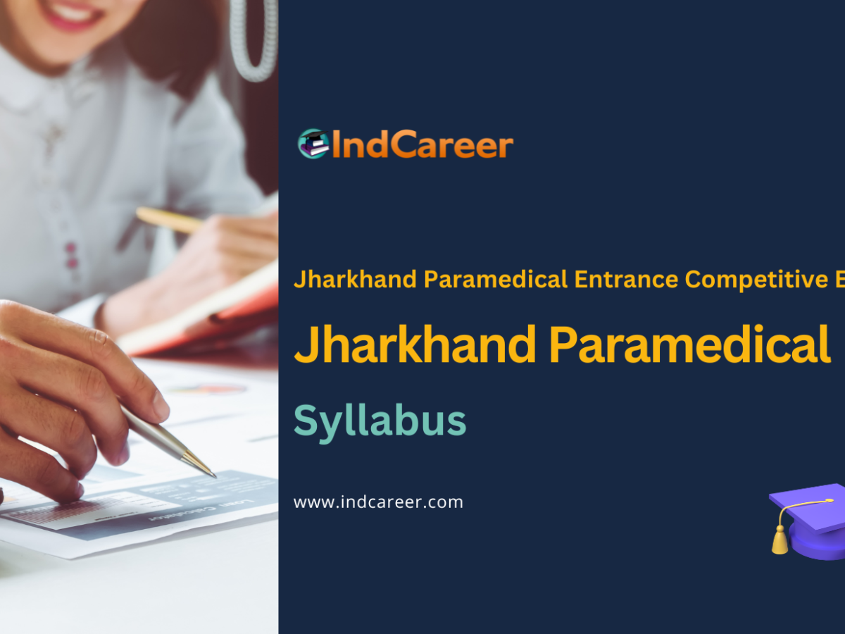 Jharkhand Paramedical Syllabus