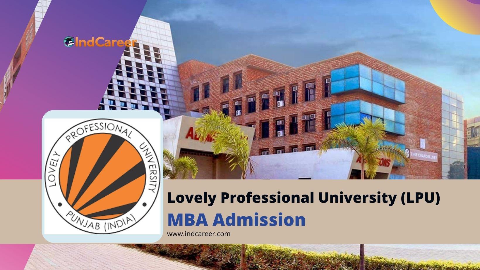LPU MBA Admission