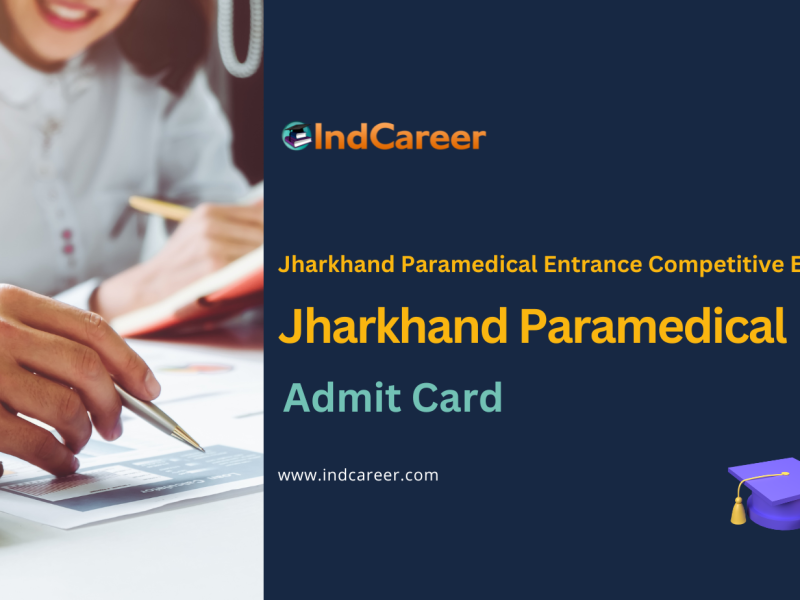 Jharkhand Paramedical Admit Card