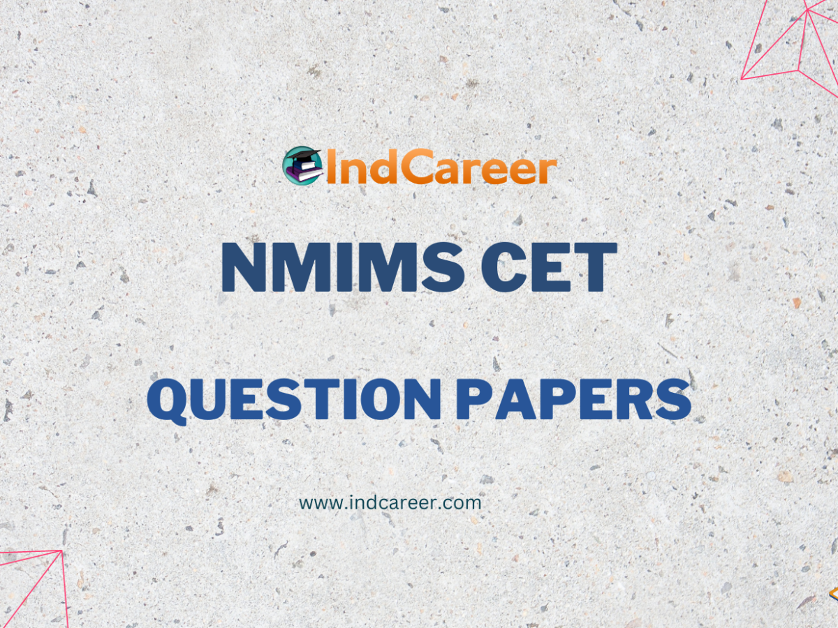 NMIMS CET Previous Year Question Papers