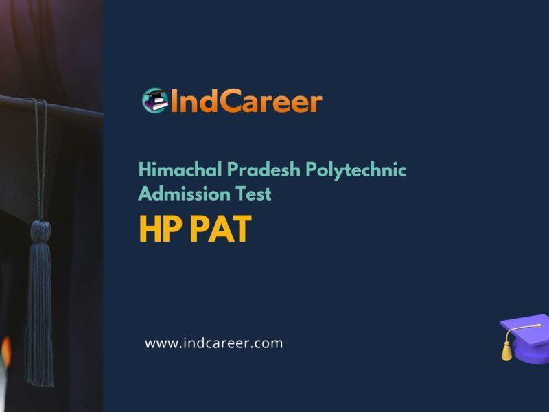 HP PAT – Exam Date, Syllabus, Registration