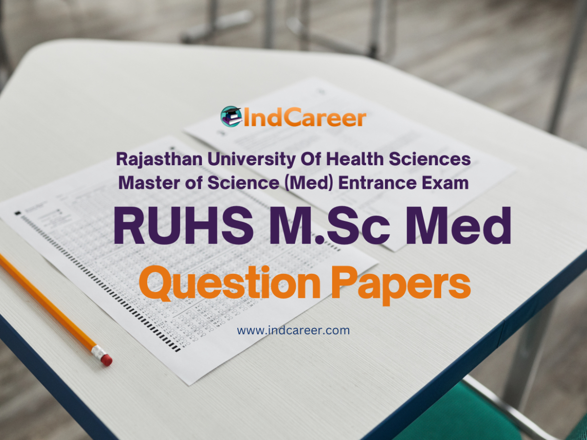 RUHS M.Sc Med Previous Year Question Papers