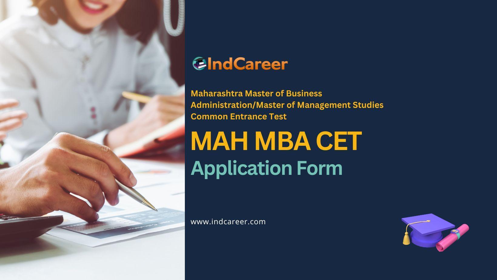 MAH MBA CET Application Form