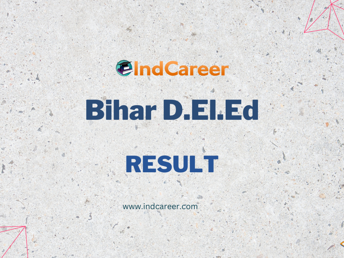Bihar D.El.Ed Result