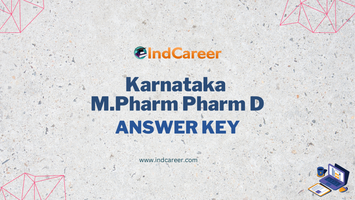 Karnataka M.Pharm Pharm D Answer Key