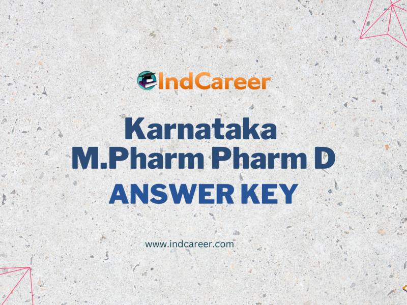 Karnataka M.Pharm Pharm D Answer Key