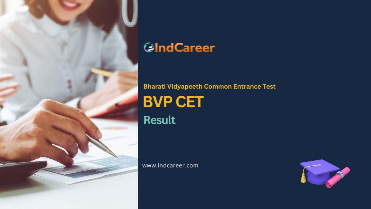 BVP CET Result