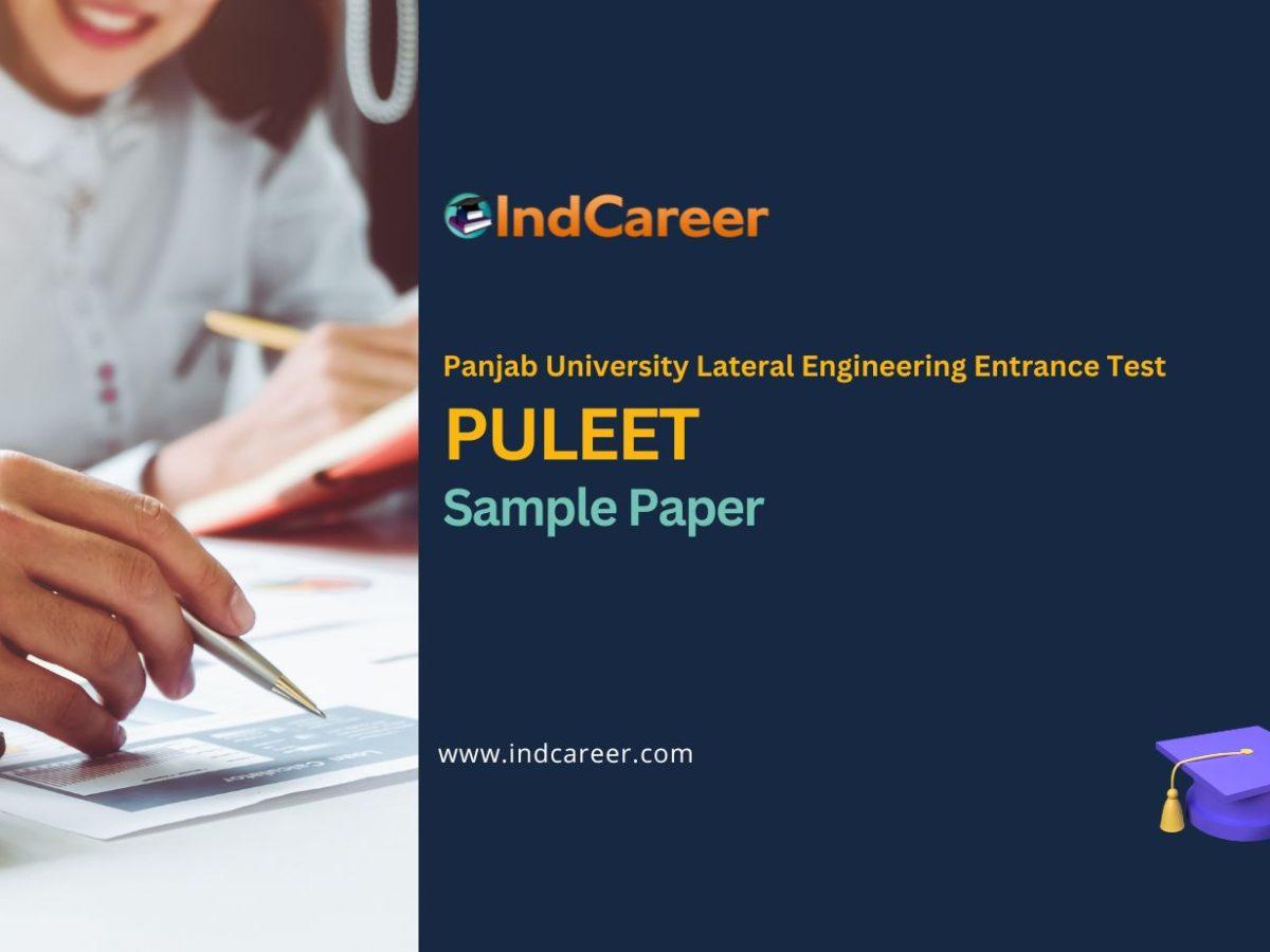 PULEET Sample Paper