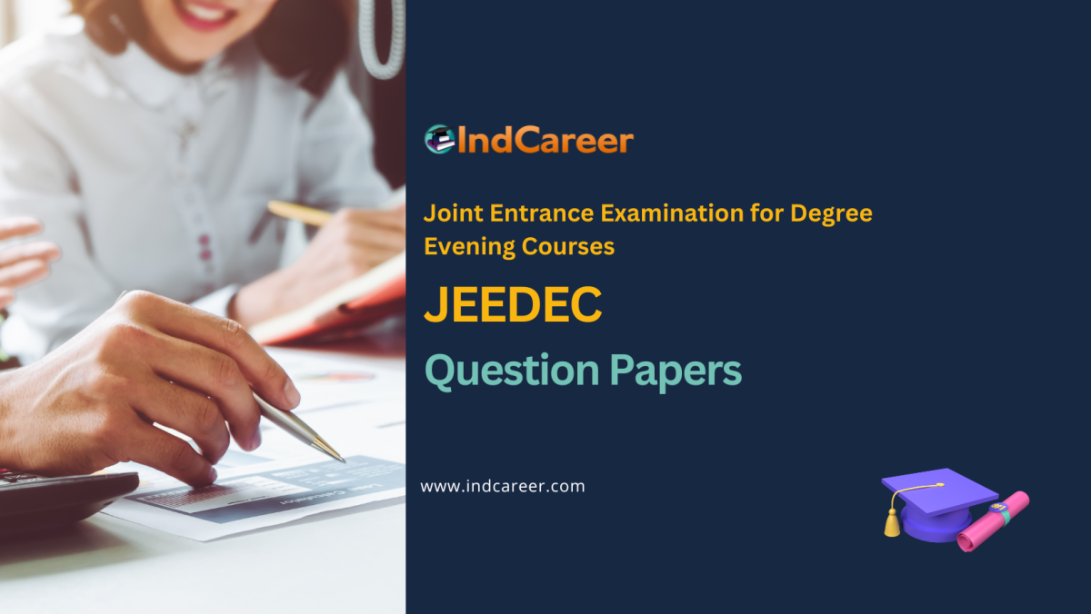 JEEDEC Previous Year Question Papers