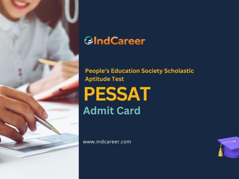 PESSAT Admit Card