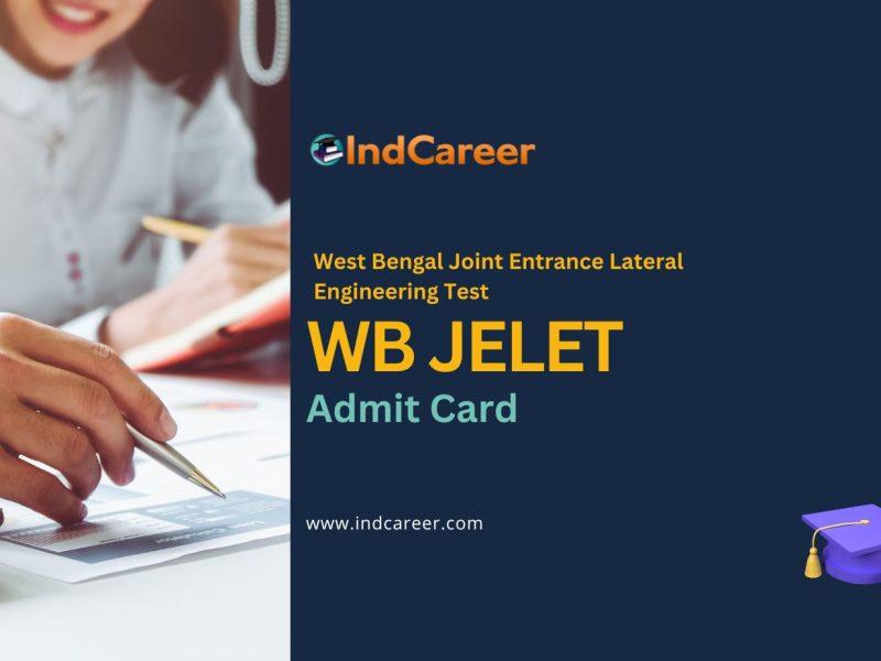 WB JELET Admit Card