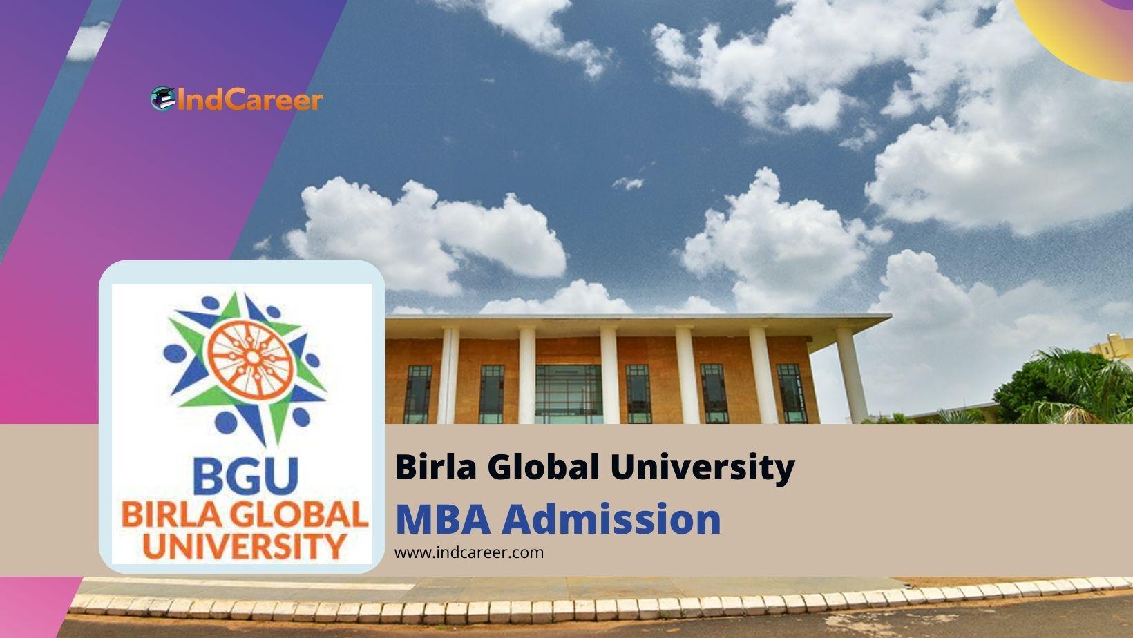 Birla Global University MBA Admission