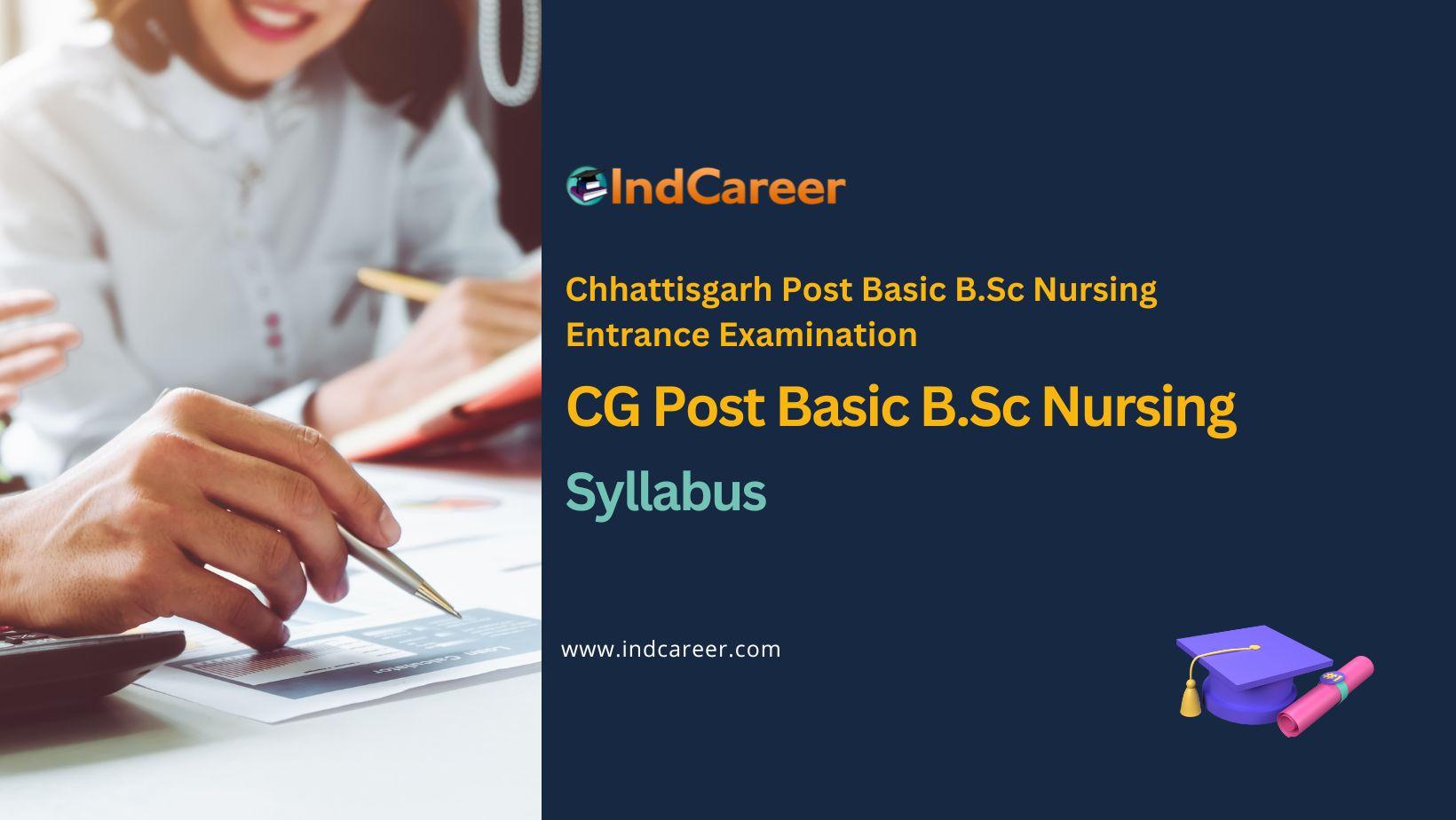 CG Post Basic B.Sc Nursing Syllabus