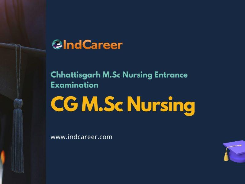 CG M.Sc Nursing Exam